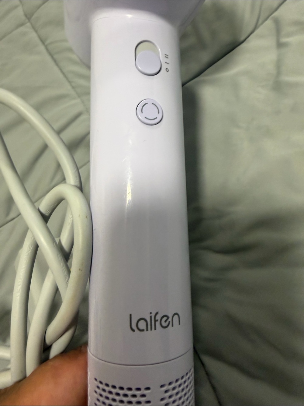 Laifen White Professional Hair Dryer - Lightweight Styling Tool